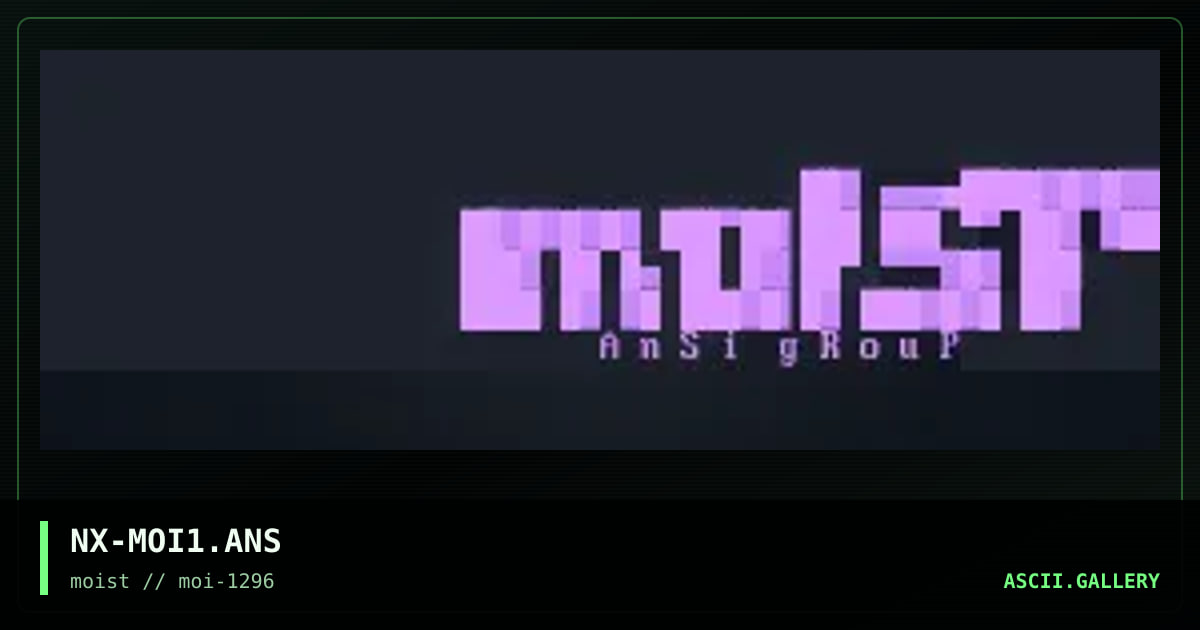 NX-MOI1.ANS, by nofx, 1996