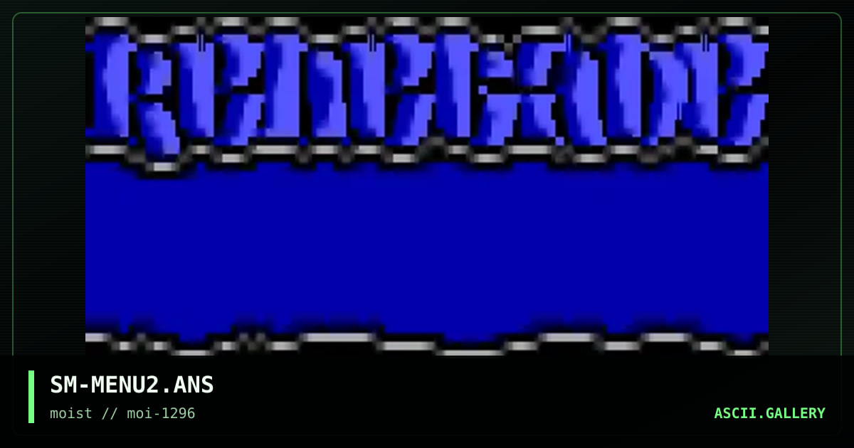 SM-MENU2.ANS, by smoke, 1996