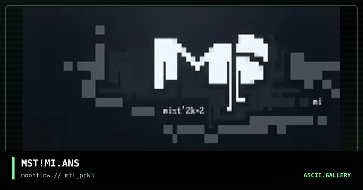 MST!MI.ANS, by mist, 2001