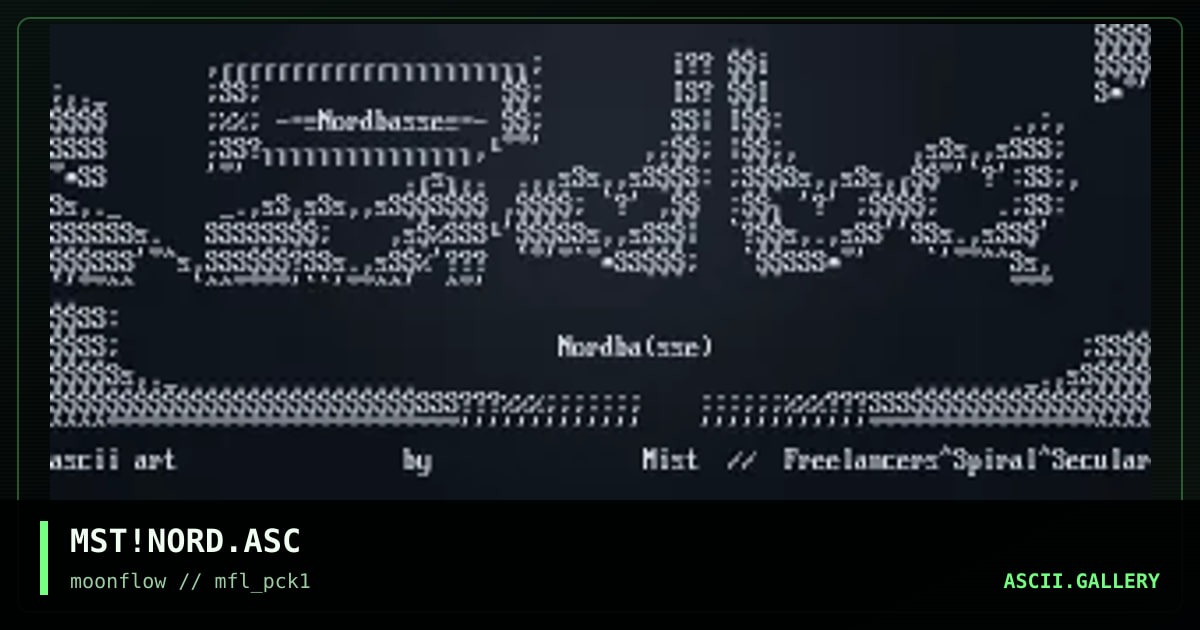 MST!NORD.ASC, by mist, 2001
