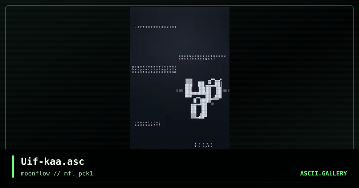 Uif-kaa.asc, by uif, 2001