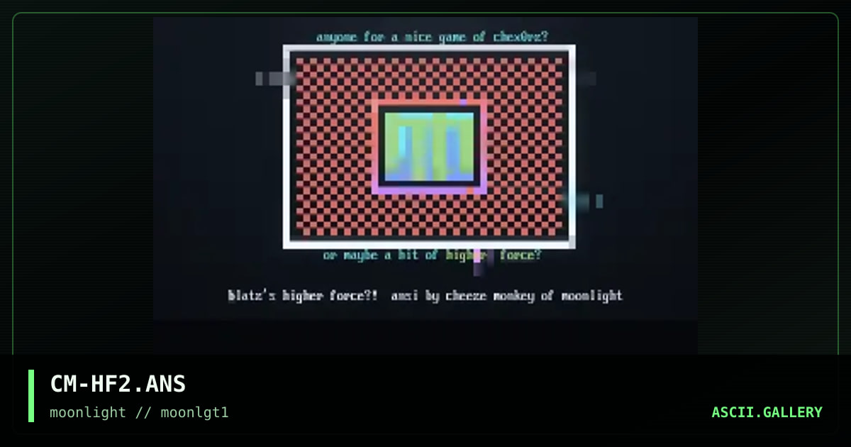higher force, by cheeze monkey, 1996