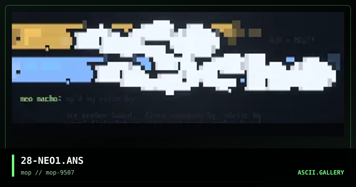 nEO nACh0, by number 28, 1995