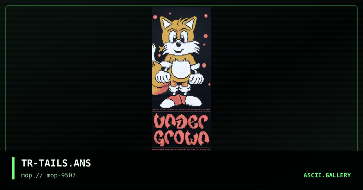 undergrown#11, by turtle, 1995