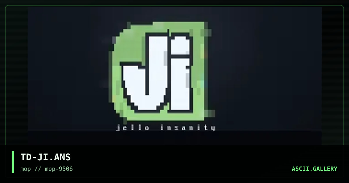 Jello Insanity, by tweed, 1995