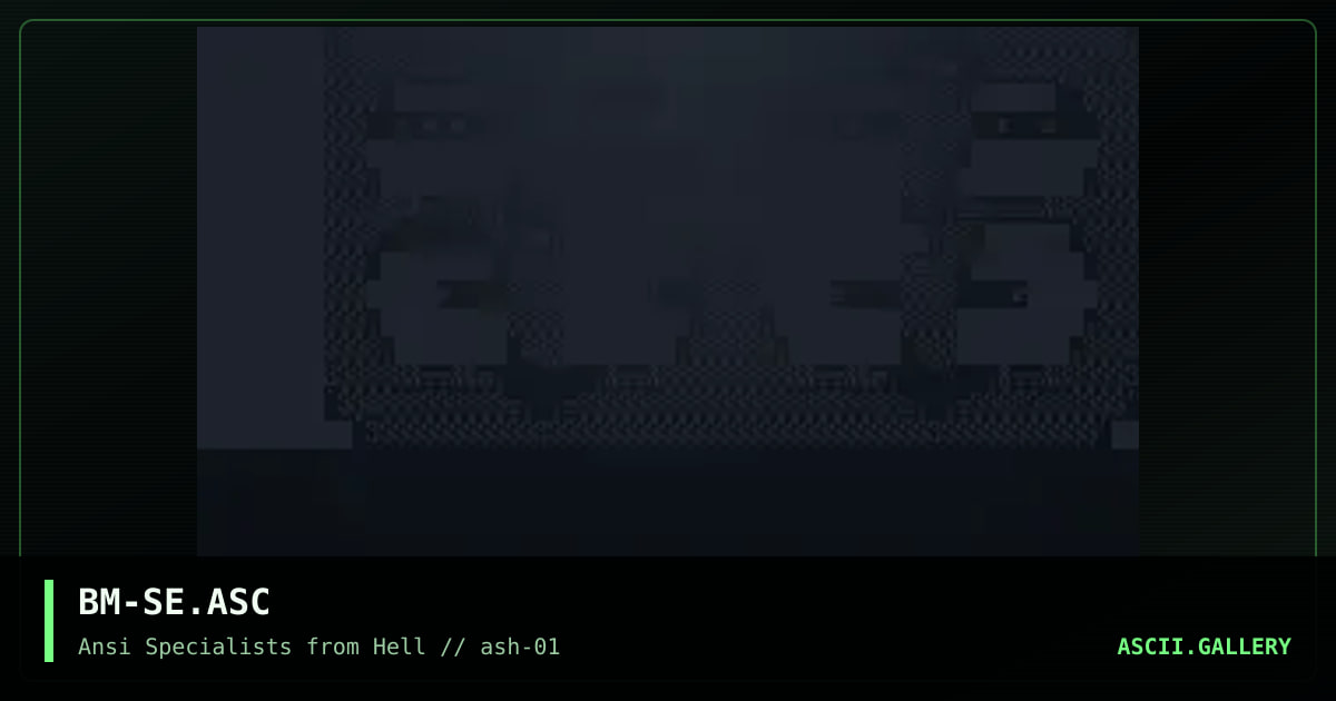 BM-SE.ASC, by broken machine, 1995