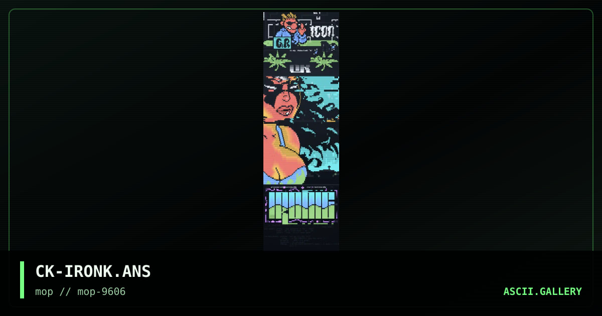 iRoNic, by grim, clark kent, 1996