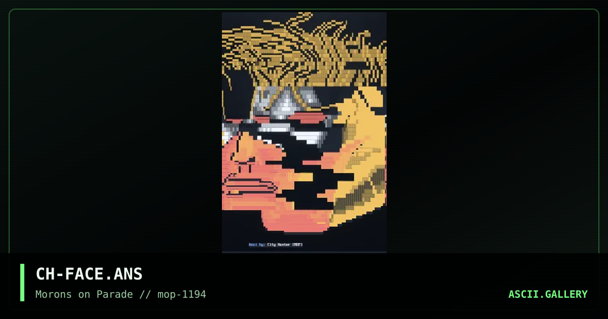 Face (Cyberforce?), by city hunter, 1994