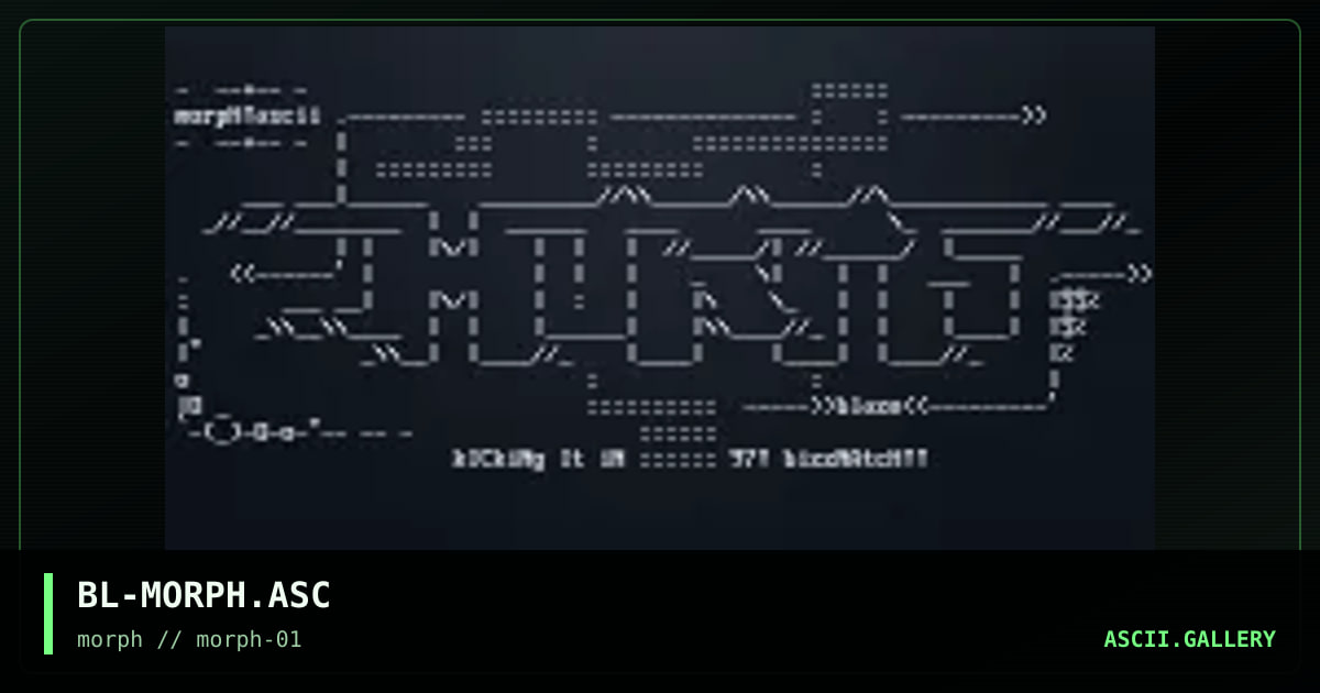 morph, by blaze, 1997