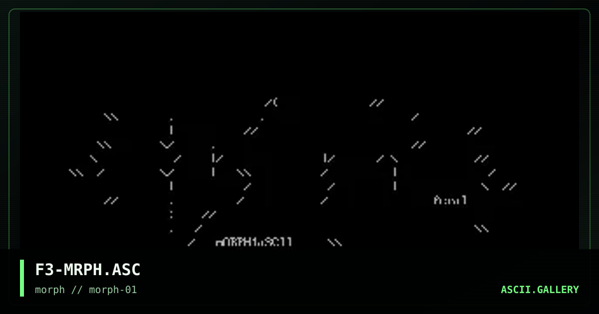 F3-MRPH.ASC, by feral, 1997