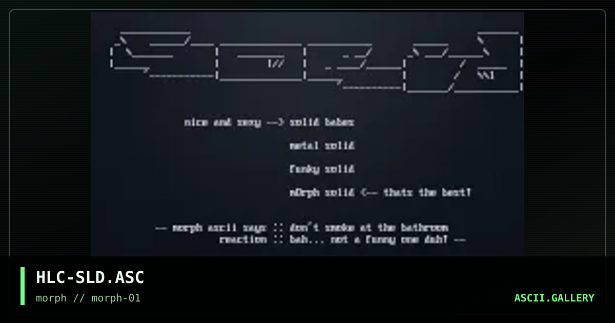 HLC-SLD.ASC, by helicon, 1997