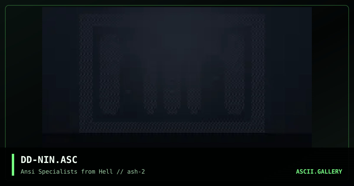 nin logo, by dark disciple, 1996