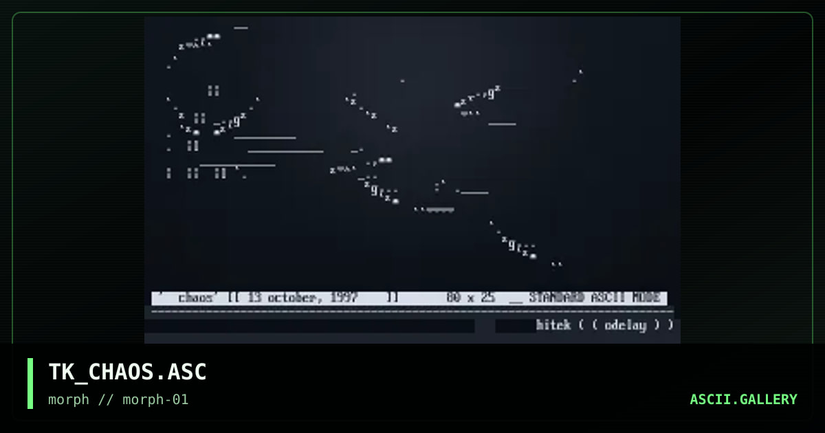 TK_CHAOS.ASC, by hitek, 1997