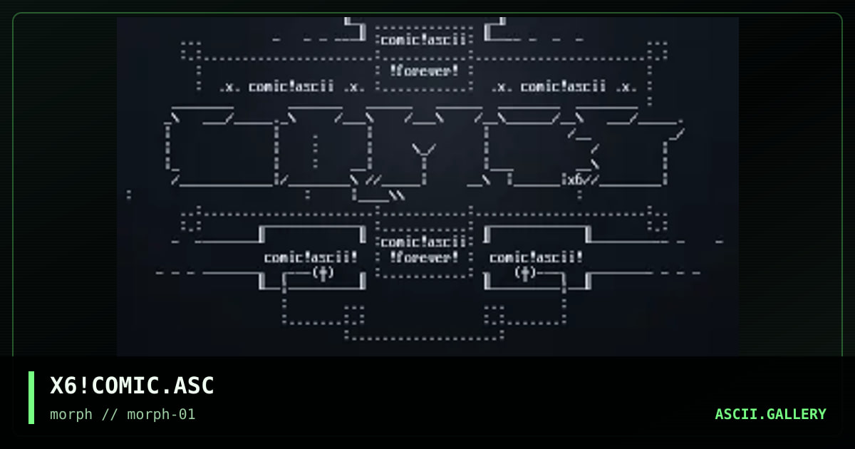 X6!COMIC.ASC, by sirtexx, 1997