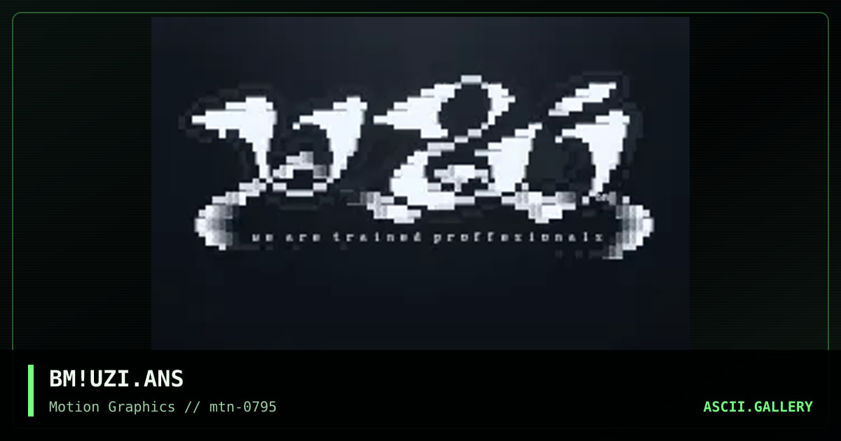 UZi, by blindman, 1995