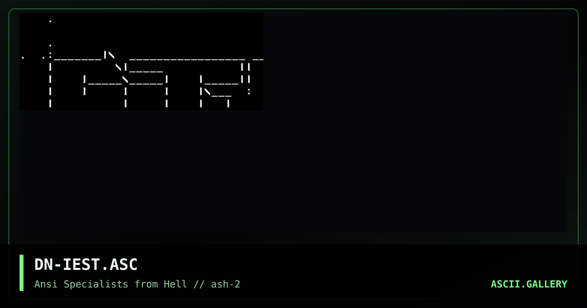city of iest ascii, by dragon, 1996
