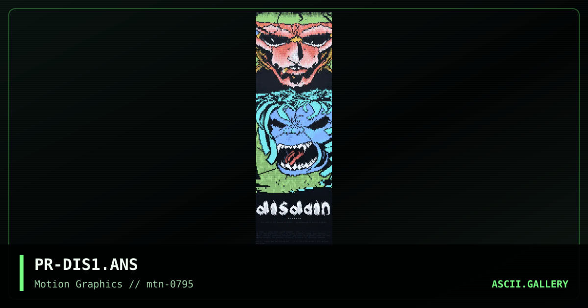 Disdain, by psyberrape, 1995