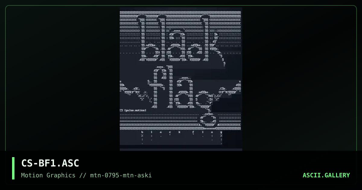 Black Flag, by coleslaw, 1995