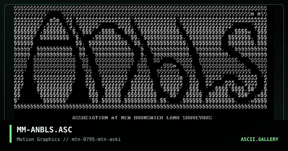 ANBLS, by mighty mouse, 1995