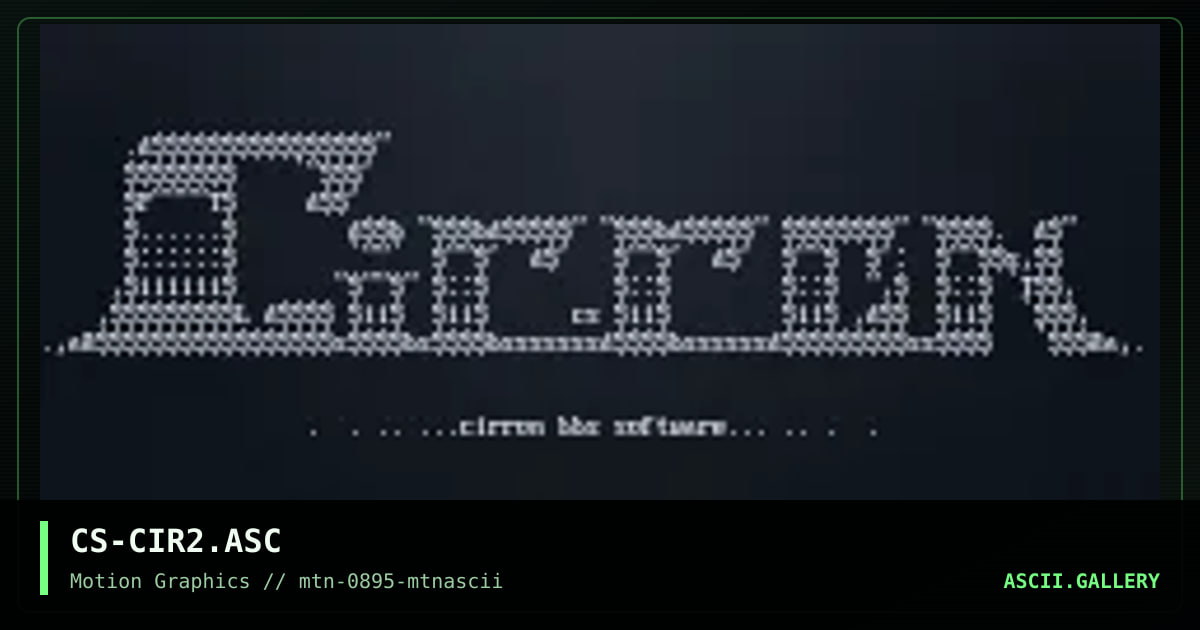 CiRRON bbs software, by coleslaw, 1995