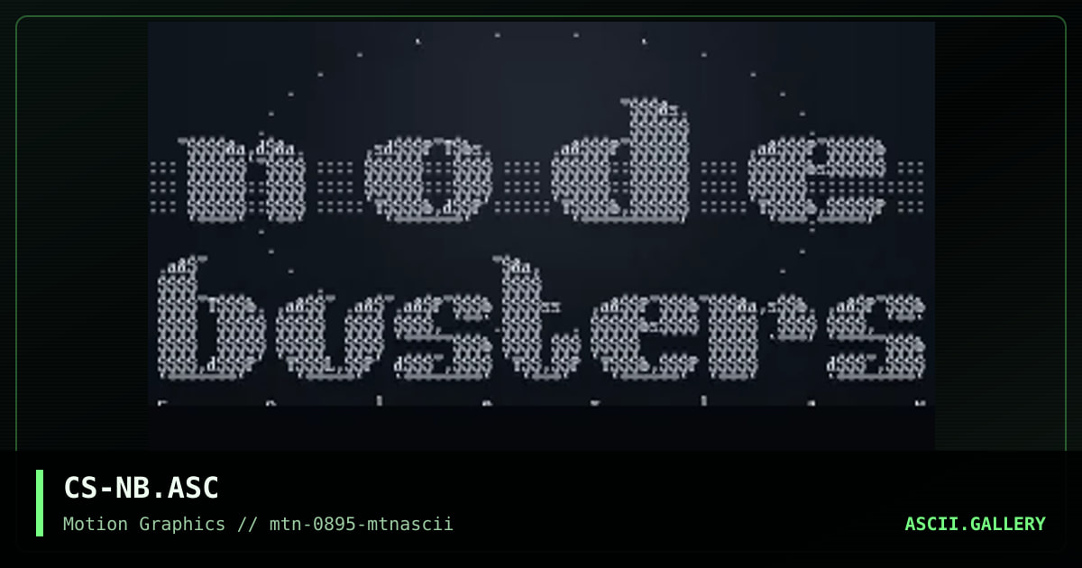 node busters, by coleslaw, 1995