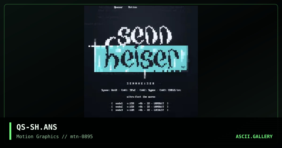 Sennheiser, by quasar, 1995