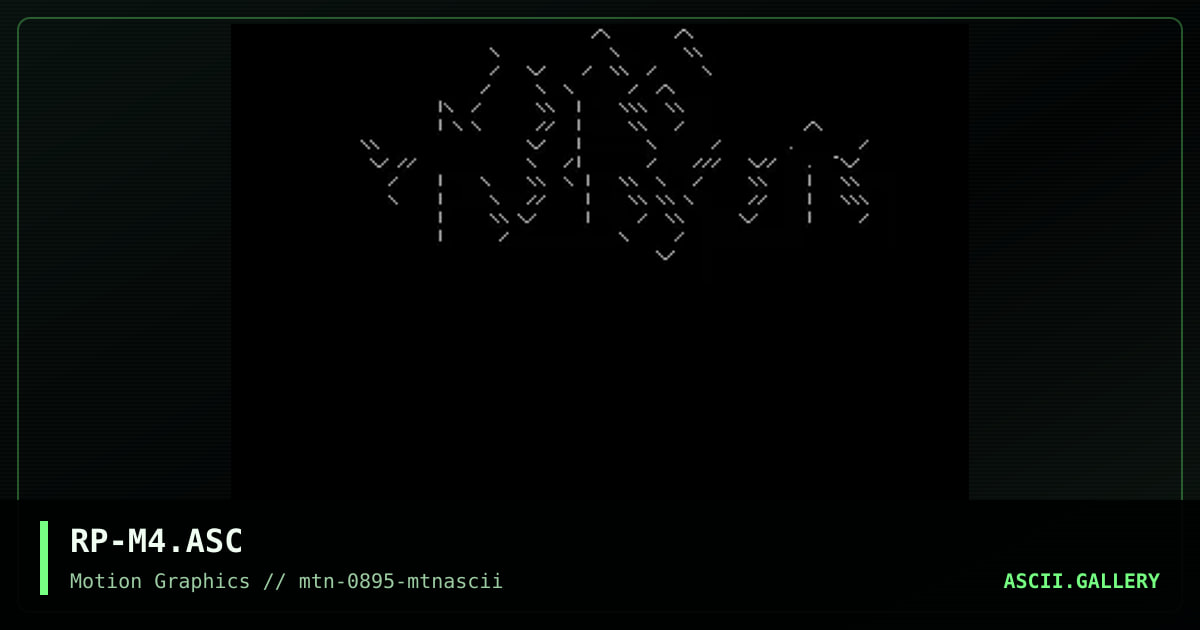 RP-M4.ASC, by reptile, 1995