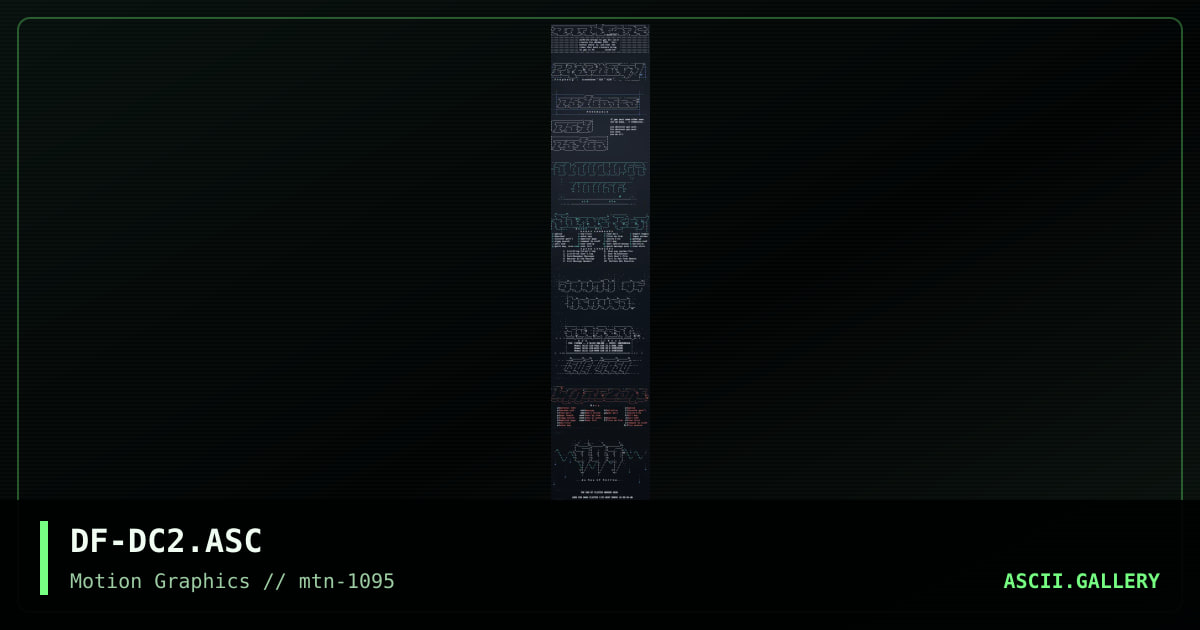 . dark cluster numero deux ., by darkfire, 1995