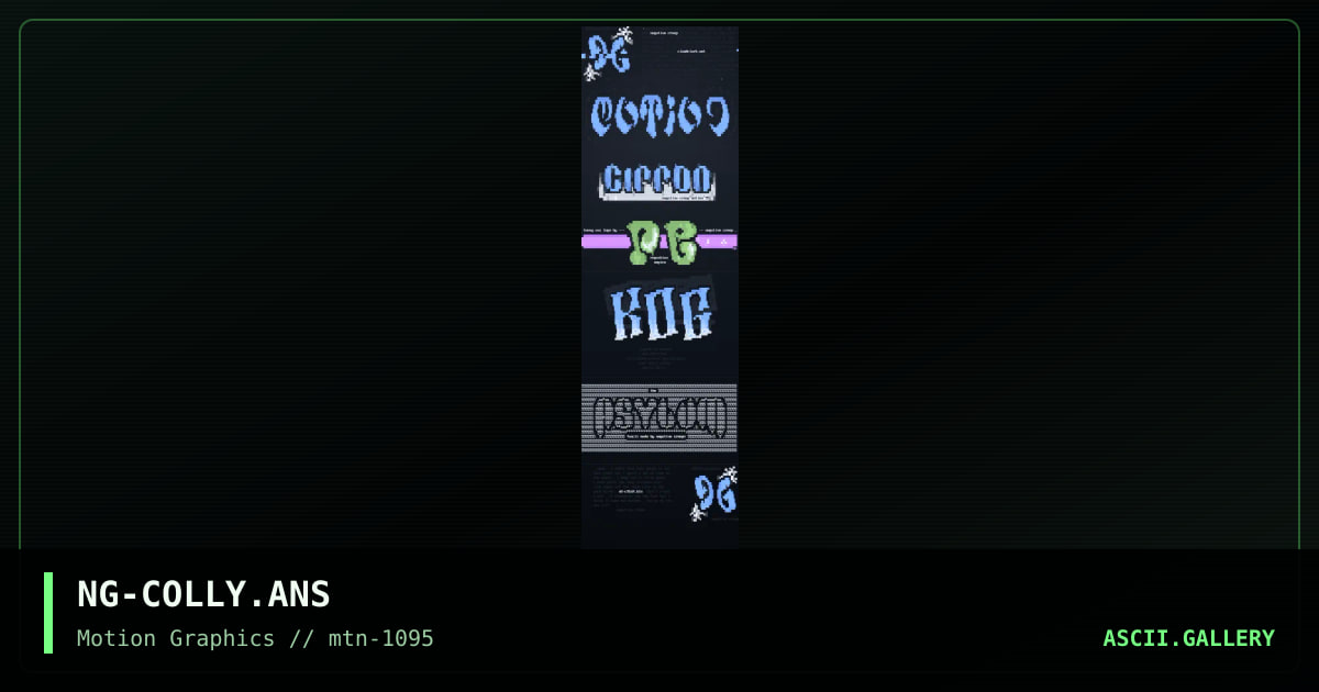 Logo Colly, by negative creep, 1995