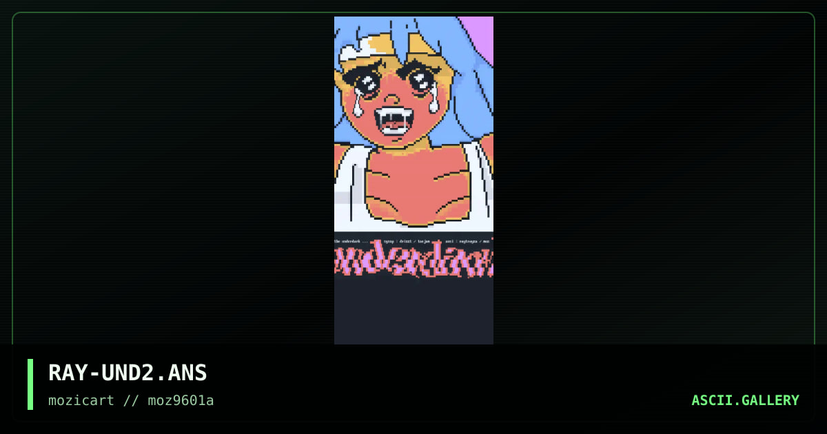 RAY-UND2.ANS, by raytrayza, 1996