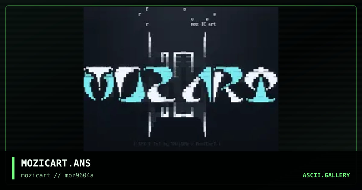 MOZICART.ANS, by untagged, 1996