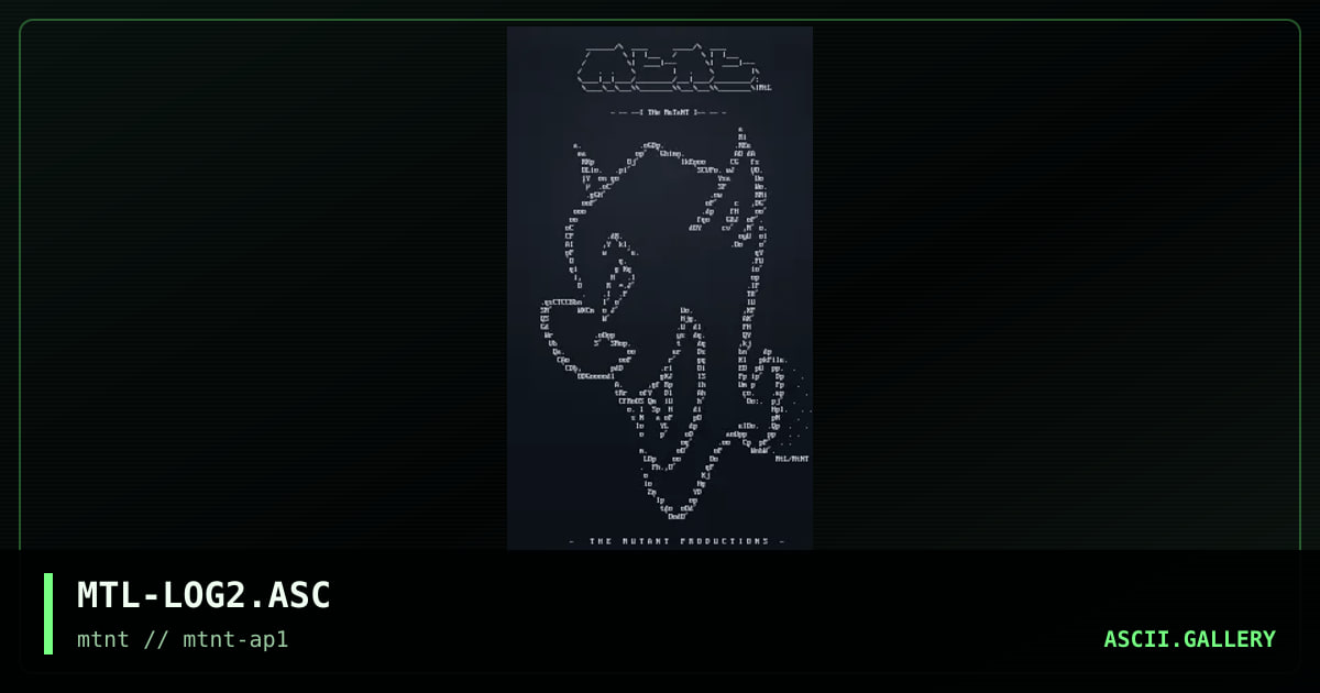 MTL-LOG2.ASC, by mutant leader, 1995