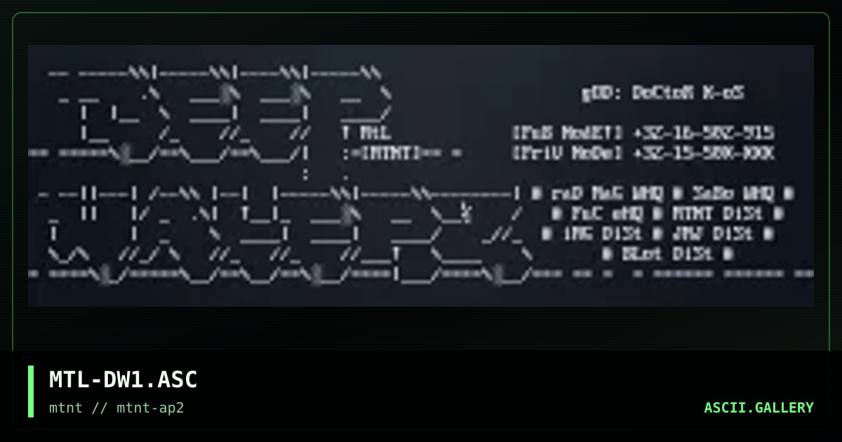 MTL-DW1.ASC, by mutant leader, 1995