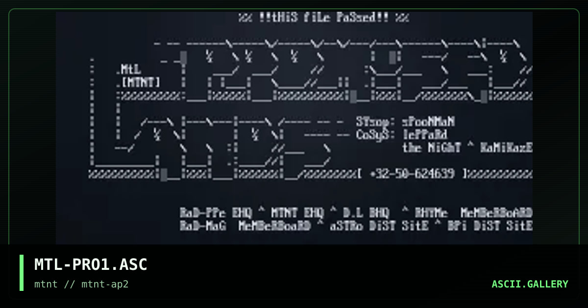 MTL-PRO1.ASC, by mutant leader, 1995
