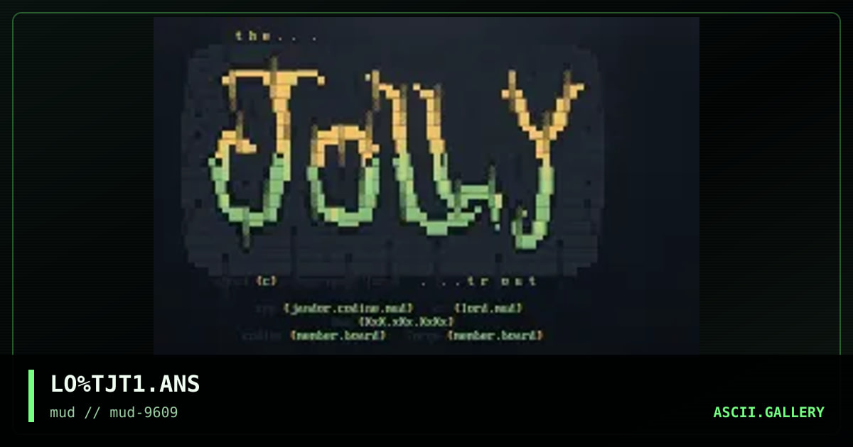 The Jolly Trout, by lord, 1996