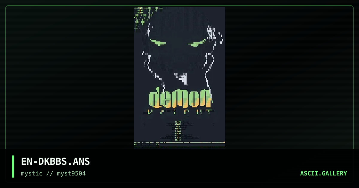 EN-DKBBS.ANS, by enigma, 1995