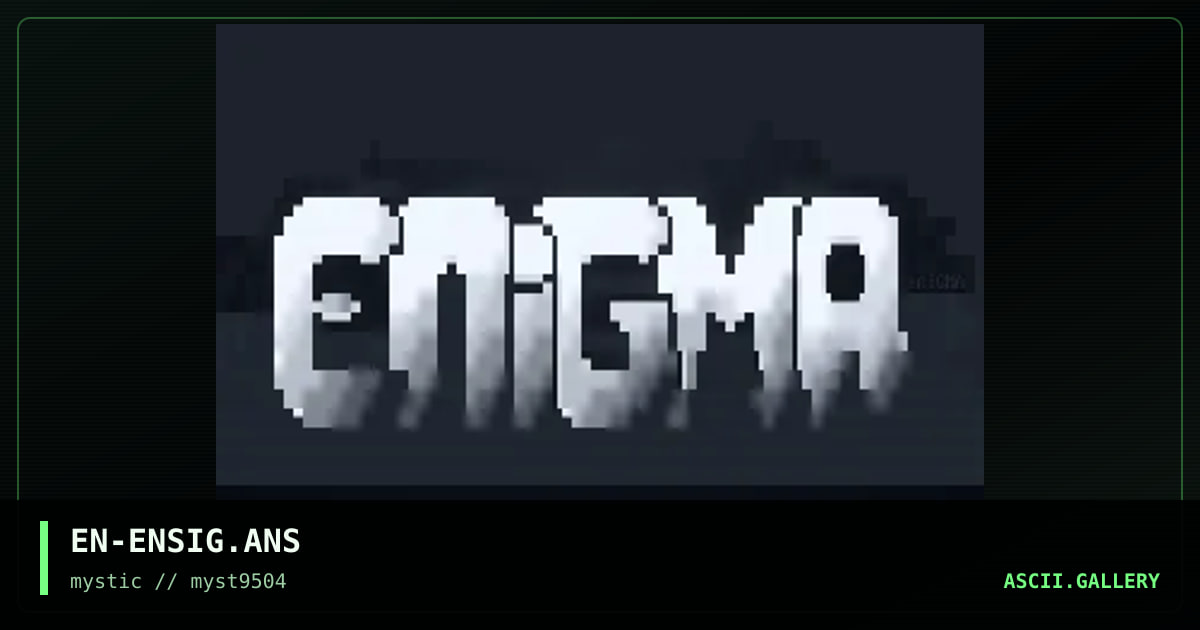 EN-ENSIG.ANS, by enigma, 1995