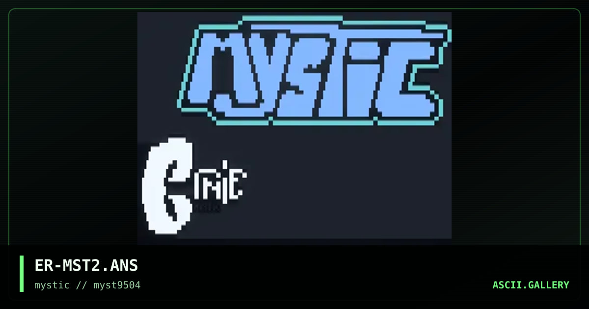 ER-MST2.ANS, by ernie, 1995