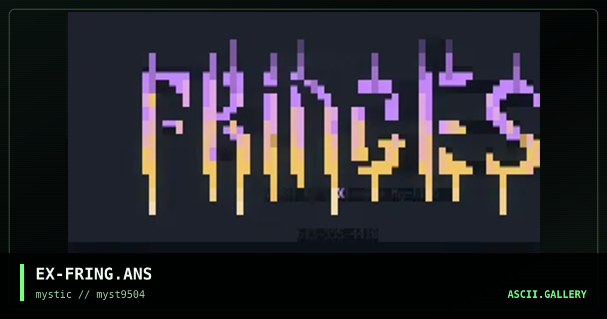 EX-FRING.ANS, by extreme, 1995