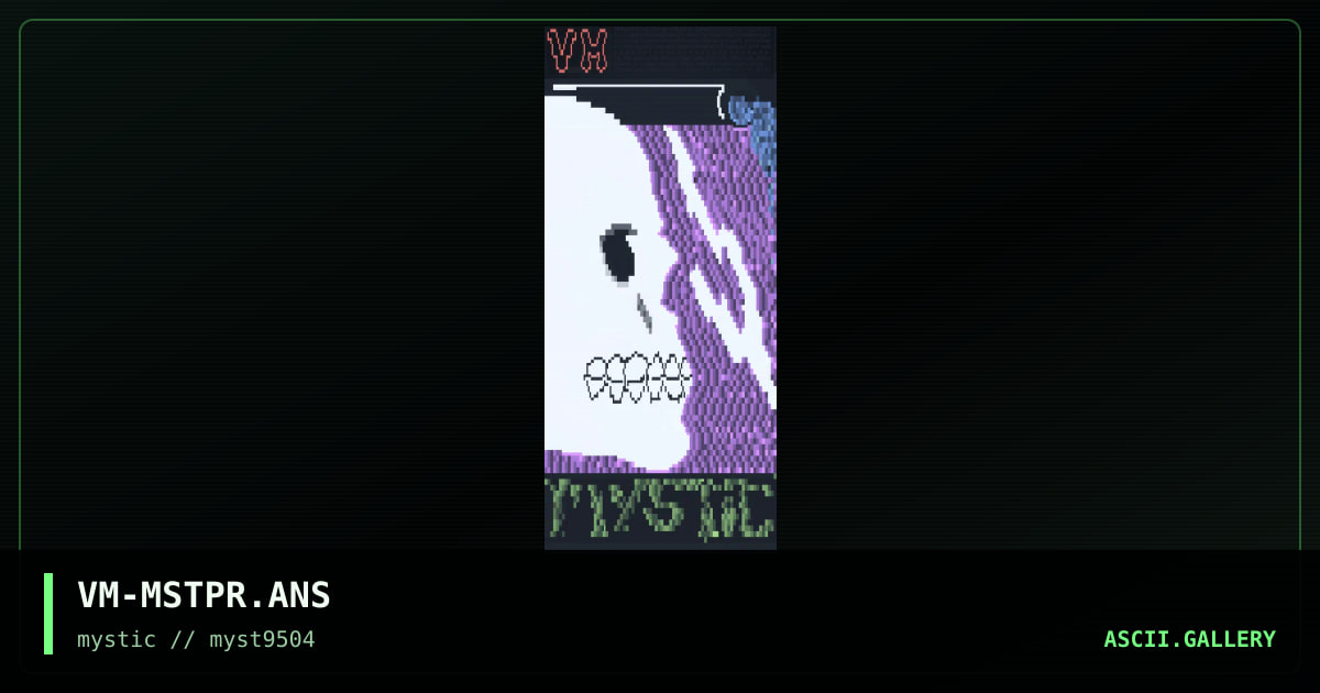 VM-MSTPR.ANS, by vivid mystery, 1995