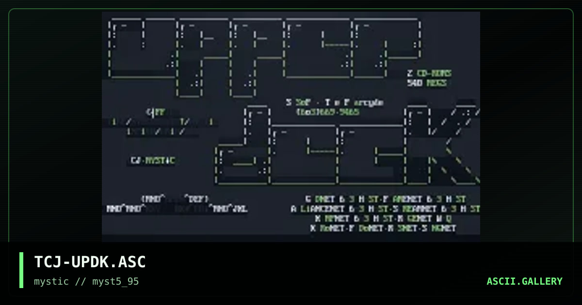 TCJ-UPDK.ASC, by the court jester, 1995