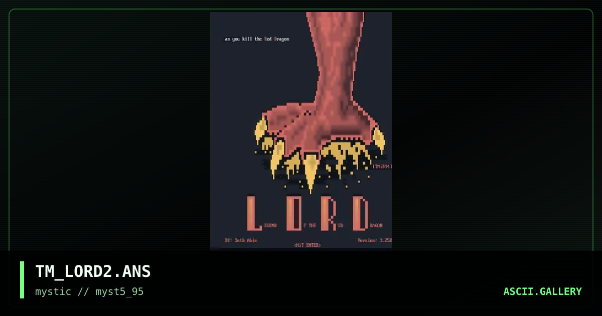 TM_LORD2.ANS, by untagged, 1995