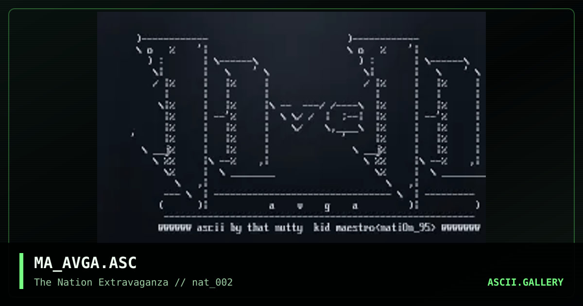 MA_AVGA.ASC, by maestro, 1995