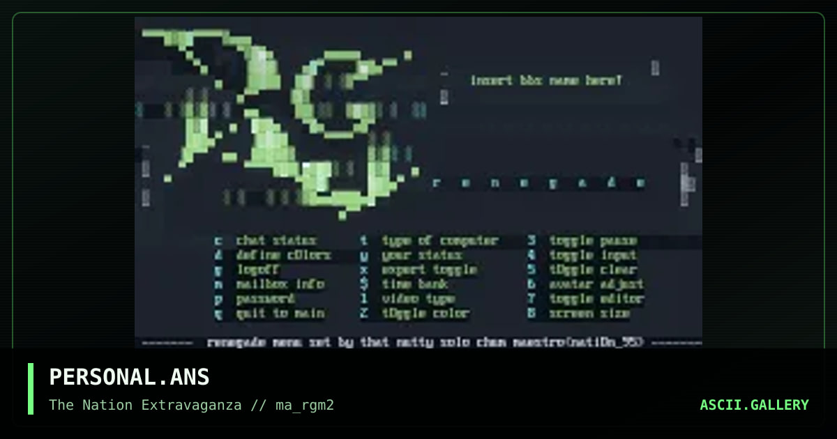 PERSONAL.ANS, by maestro, 1995