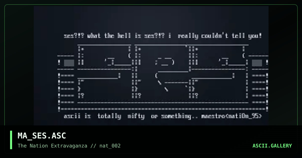 MA_SES.ASC, by maestro, 1995