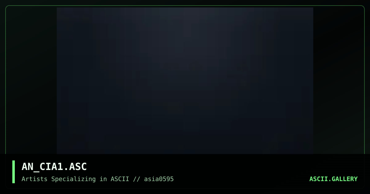 AN_CIA1.ASC, by airborn, 1995