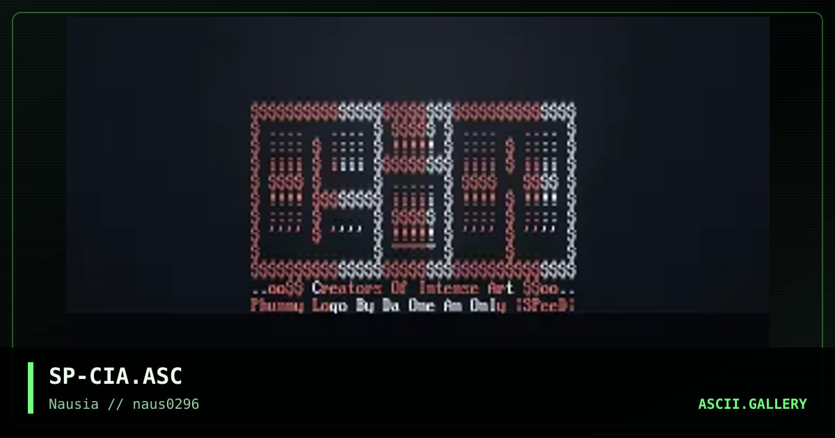 CiA FoNT, by speed, 1996