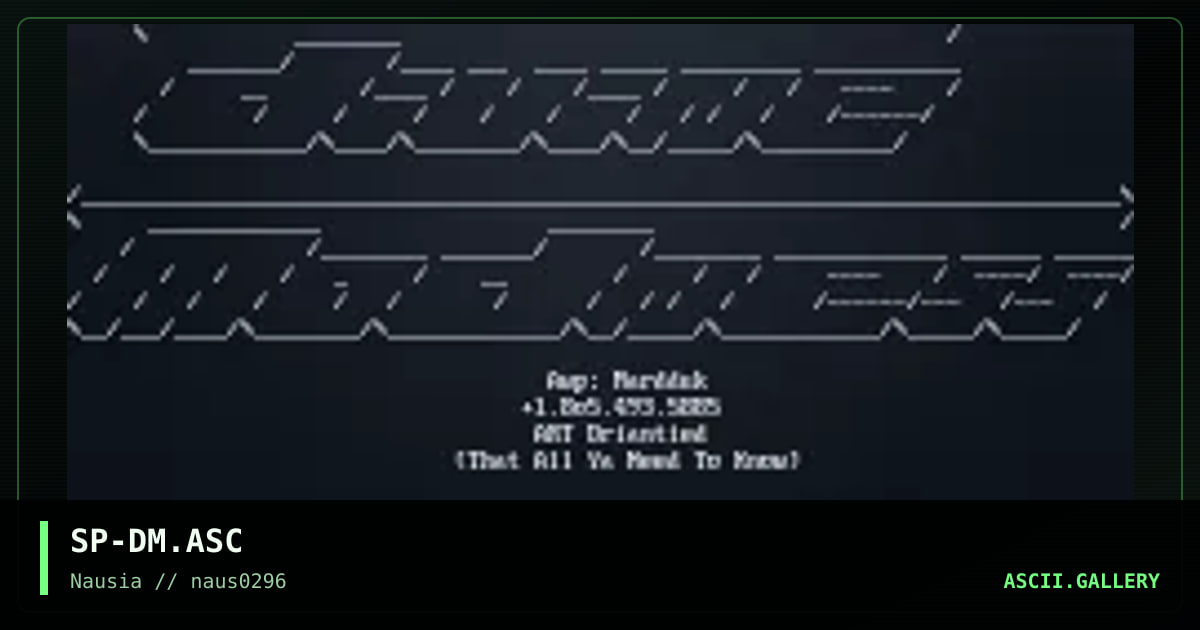 SP-DM.ASC, by speed, 1996