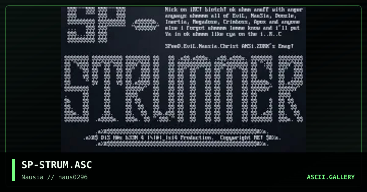 StRuMMeR, by speed, 1996