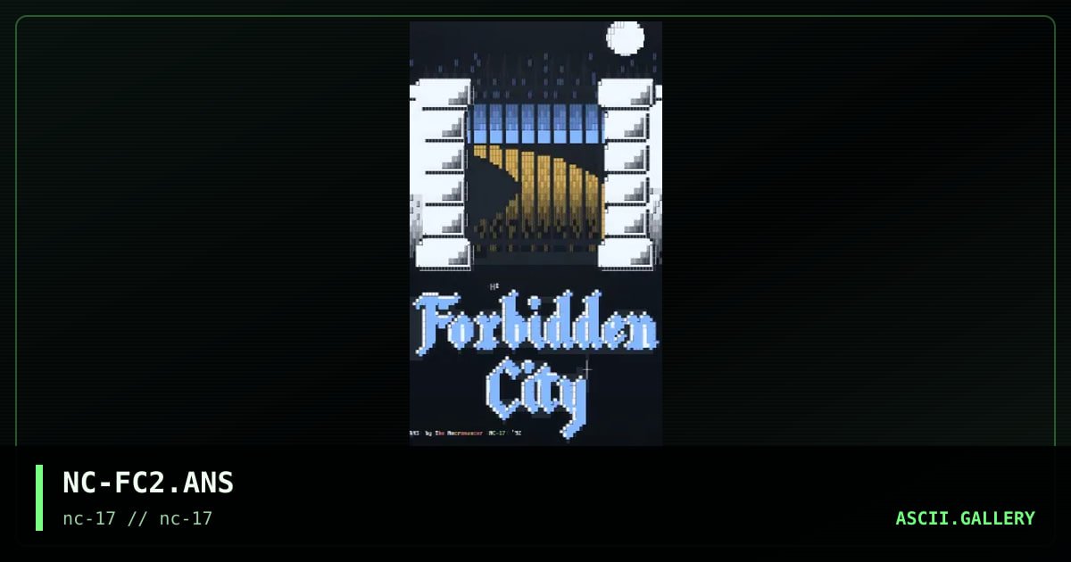 NC-FC2.ANS, by the necromancer, 1992
